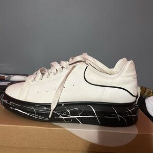 Alexander McQueen White and Black Men’s Sneakers